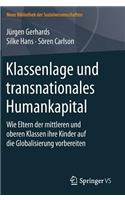 Klassenlage Und Transnationales Humankapital