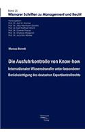 Ausfuhrkontrolle von Know-how