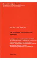 31e Symposium International Fesf Strasbourg