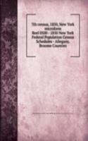 7TH CENSUS 1850 NEW YORK MICROFORM