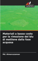 Materiali a basso costo per la rimozione del blu di metilene dalla fase acquosa