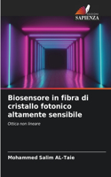 Biosensore in fibra di cristallo fotonico altamente sensibile