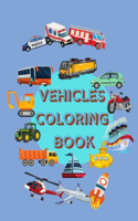 Vehicles Coloring Book