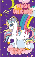 Magic Unicorn Coloring book for kids