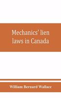 Mechanics' lien laws in Canada