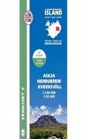 Island Serkort 07 Herdubreid - Askja 1 : 100 000