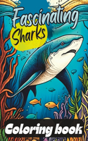 fascinating sharks coloring book