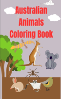 Australian Animals Coloring Book