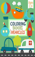 Coloring Book Vehicles For Kids