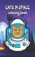 Cats in Space Coloring Book