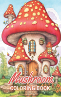 Mushroom Coloring Book For Adults