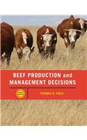 Beef Production Management and Decisions