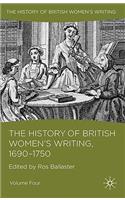 History of British Women's Writing, 1690 - 1750