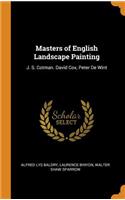 Masters of English Landscape Painting