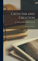 Criticism and Creation