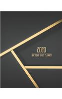 2020 One Year Daily Planner: (8x10 12 Month Simple Pretty Planner)