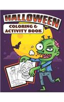 Halloween Coloring & Activity Book