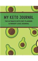 My Keto Journal The Ultimate Keto Diet Planner & Weight Loss Journal: planner, tracker and journal all rolled into one, with Monthly, Weekly and Daily Planners and many more sections for goal setting, planning, logging