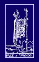 Page of Wands: Tarot Diary Log Book, Record and Interpret Readings, Daily Draw Journal