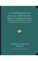 A Comparison Of Actual And Black-Body Temperatures