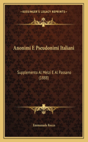 Anonimi E Pseudonimi Italiani