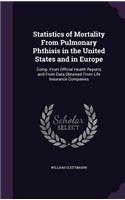 Statistics of Mortality from Pulmonary Phthisis in the United States and in Europe