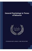 General Psychology in Terms of Behavior