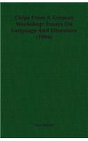 Chips From A German Workshop: Essays On Language And Literature (1906)