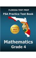 Florida Test Prep FSA Practice Test Book Mathematics Grade 4