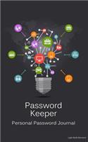 Password Keeper: Personal Password Journal - Light Bulb Moment