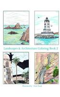 Landscapes & Architecture Coloring Book 2