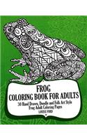 Frog Coloring Book For Adults