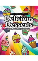 Delicious Desserts coloring book