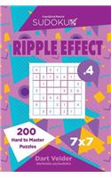 Sudoku Ripple Effect - 200 Hard to Master Puzzles 7x7 (Volume 4)