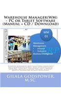 Warehouse Manager(WM) - PC or Tablet Software (Manual + CD / Download)