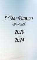 5-Year Planner 60-Month 2020 2024: 5 year monthly planner 8.5 x 11 to plan your short to long term goal, organizer .