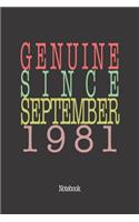 Genuine Since September 1981