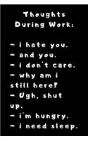 Thoughts During Work