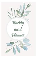 Weekly meal planner: Meal Planning & Grocery List Menu- Food Planners Prep Book Eat Records- Perfect for to Do Lists, Meal Planning, Weekly Diet Prep (120 pages, 6 x9 ''