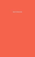 Notebook: Tomato Color - Writing Journal - College Ruled Notebook - Lined Notebook - Diary - Notepad - Large Composition Book - 8.5x11 inches - 120 pages