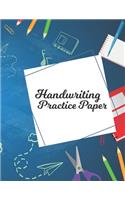 Handwriting Practice Paper: Writing Paper for Kids With Dotted Lined (Notebook With Dotted Lined Sheets for K-3 Students 100 Pages)
