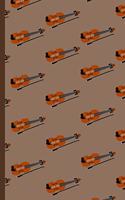 Violin Pattern Notebook