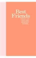 Best Friends Bucket List Ideas and Memories Journal