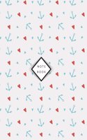 notebook: Love anchor on white cover and Dot Graph Line Sketch pages, Extra large (8.5 x 11) inches, 110 pages, White paper, Sketch, Notebook journal(1 Love Anchor on White Notebook)