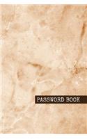Password book: Marble Internet Address & Password Logbook To Protect Usernames and Passwords: Modern Password Keeper, Vault, Notebook and Online Organizer (passwor