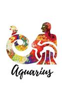 Aquarius: Lined Journal, 150 pages, Design Fall Colors