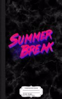 Summer Break Retro Composition Notebook