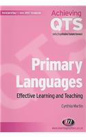 Primary Languages: Effective Learning and Teaching