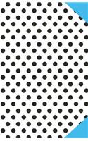 Bullet Journal Polka Dots & Blue: Graph Design - 162 Numbered Pages with 150 Graph Style Grid Pages, 6 Index Pages and 2 Key Pages in Easy to Carry 5.5 X 8.5 Size
