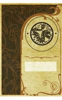 Monogram Dragon Notebook: Blank Journal Diary Log(85 Monogram Nouveautwo 150 Lined)